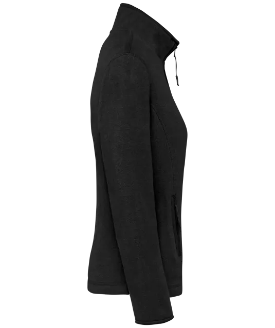 K907 - Microfleece met rits dames Black