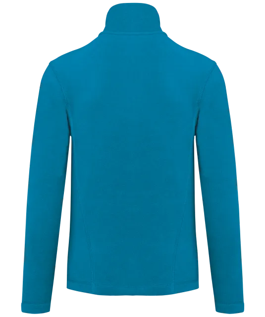 K907 - Microfleece met rits dames Tropical Blue