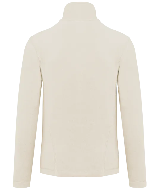 K907 - Microfleece met rits dames Natural