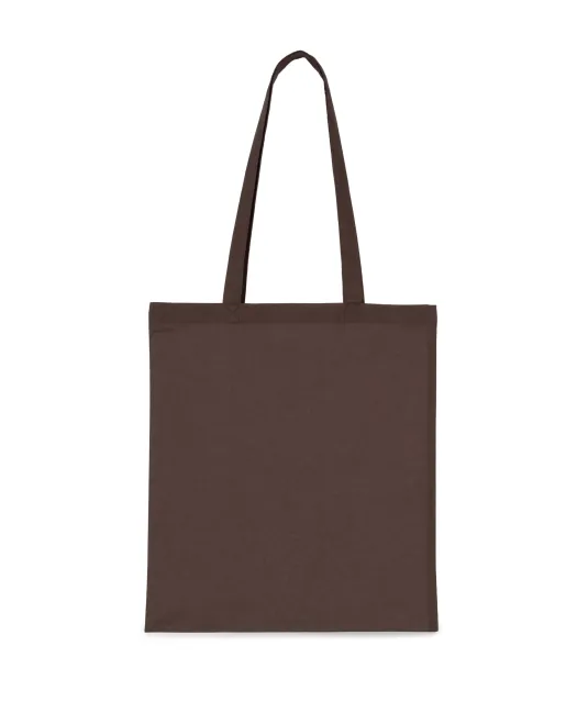 KI0223 - Shopper bag long handles Chocolate