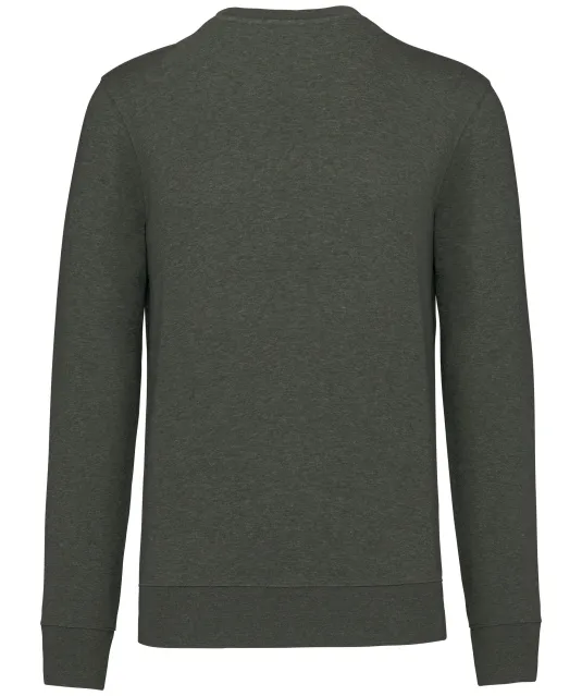 K4025 - Ecologische sweater met ronde hals Green Marble Heather