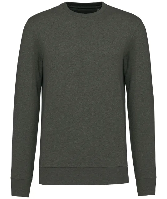 K4025 - Ecologische sweater met ronde hals Green Marble Heather