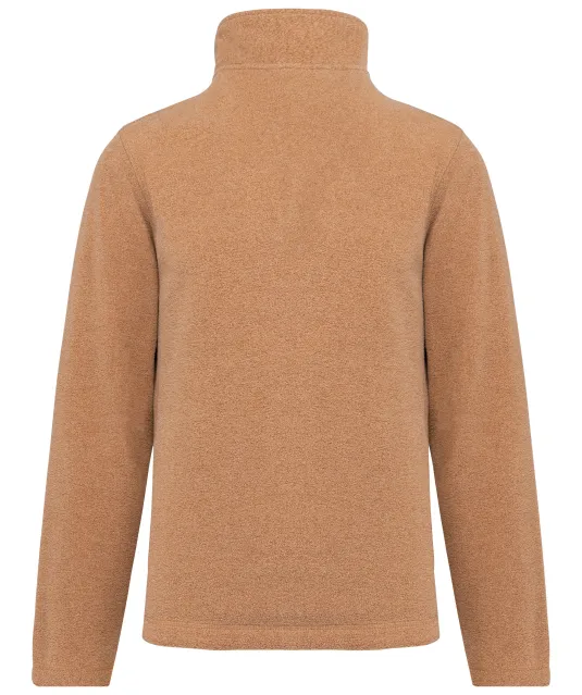 K912 - Enzo - Fleece met ritskraag Camel Heather