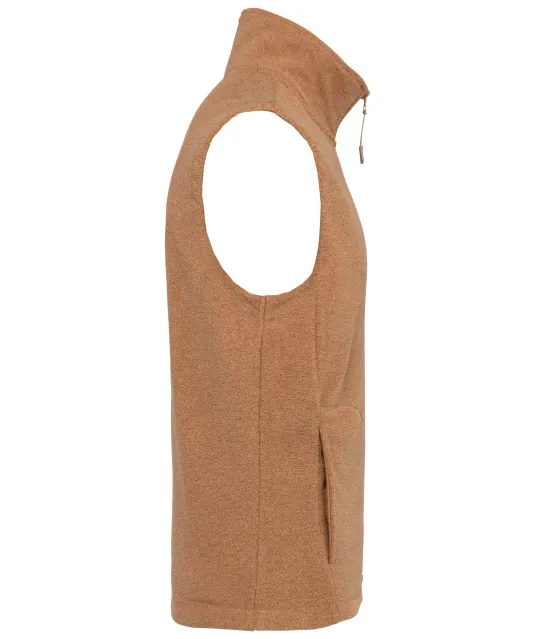 K913 - Luca - Fleecebodywarmer Camel Heather