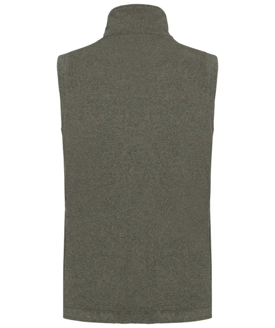 K913 - Luca - Fleecebodywarmer Green Marble Heather