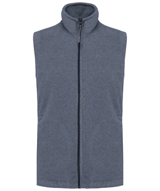 K913 - Luca - Fleecebodywarmer French Navy Heather