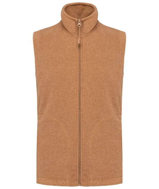 K913 - Luca - Fleecebodywarmer Camel Heather