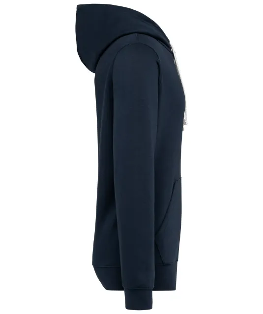 K4013 - Unisex sweater met capuchon met contrasterend motief Navy / Mariniere
