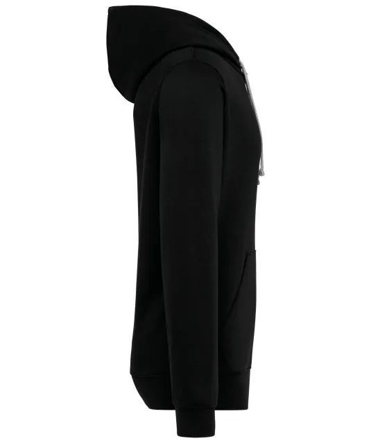 K4013 - Unisex sweater met capuchon met contrasterend motief Black / Mexican Skull