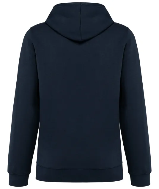 K4013 - Unisex sweater met capuchon met contrasterend motief Navy / Red Tartan