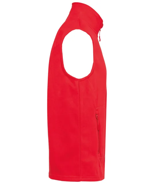 K9120 - Ecologische uniseks bodywarmer van microfleece Red