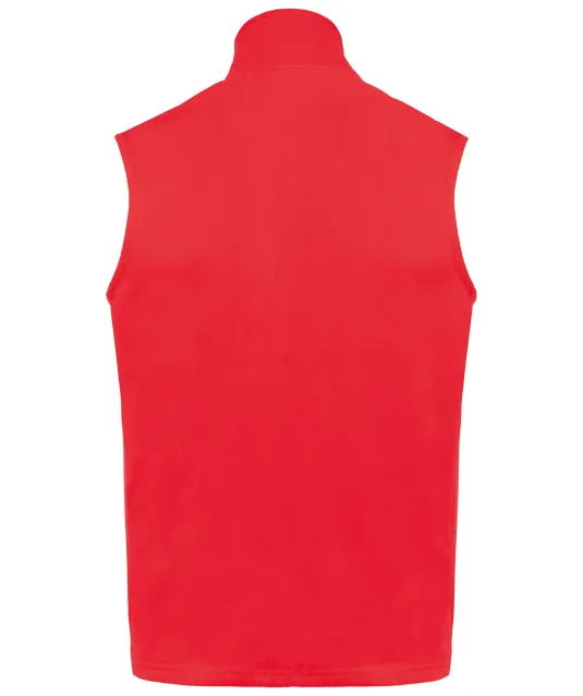 K9120 - Ecologische uniseks bodywarmer van microfleece Red