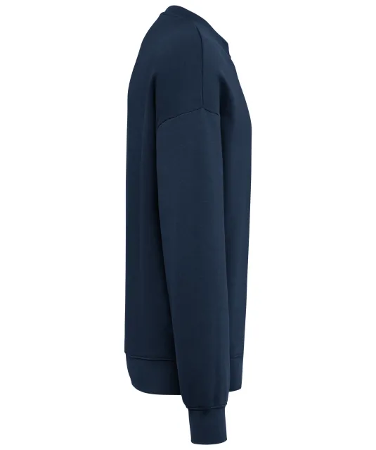 K4032 - Ecologische oversized uniseks sweater met ronde hals Navy