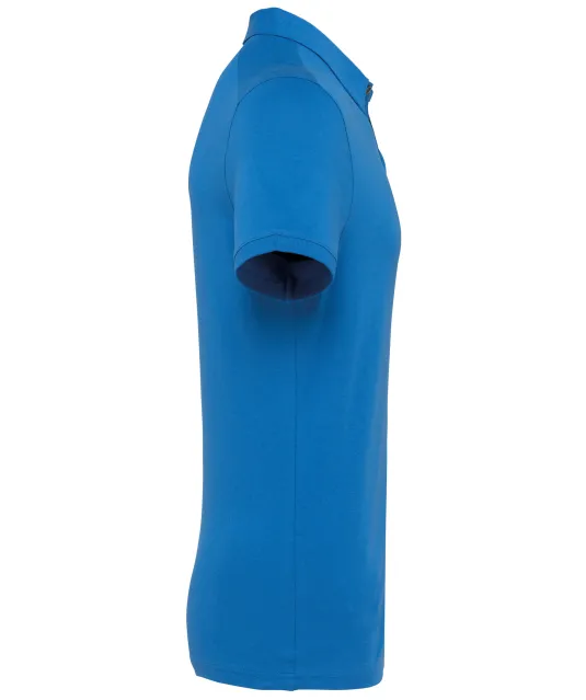 K262 - Herenpolo korte mouwen van jersey Light Royal Blue