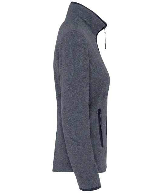 K907 - Microfleece met rits dames French Navy Heather