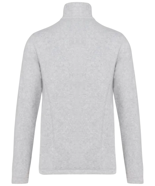 K907 - Microfleece met rits dames Ash Heather