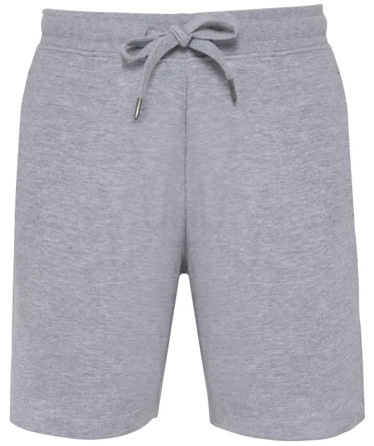 K757 - Duurzame fleece short voor heren Oxford Grey