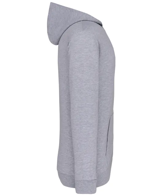 K477 - Kindersweater met capuchon Oxford Grey