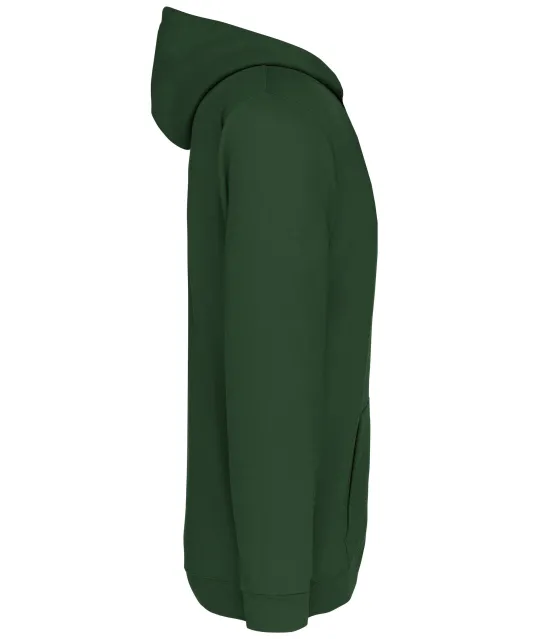 K477 - Kindersweater met capuchon Forest Green