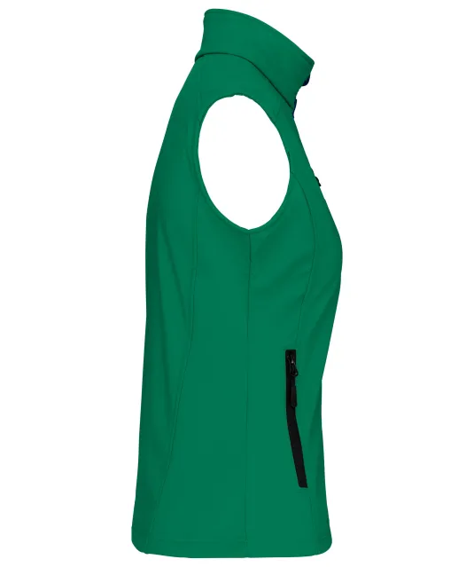 K404 - Dames softshell bodywarmer Kelly Green