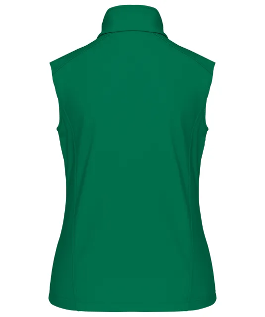 K404 - Dames softshell bodywarmer Kelly Green