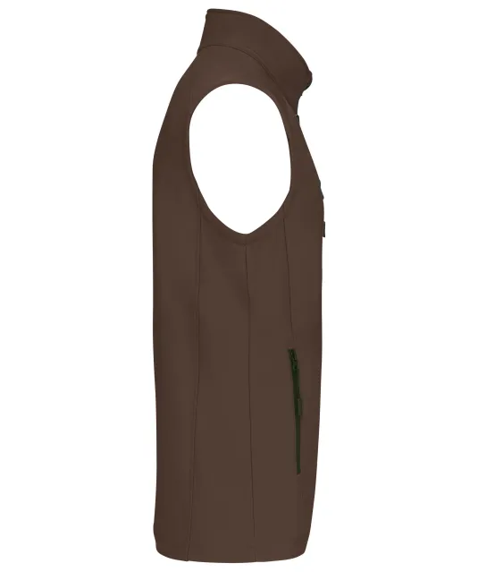 K403 - Softshell bodywarmer Chocolate