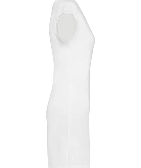 K388 - Lang dames-t-shirt Off White