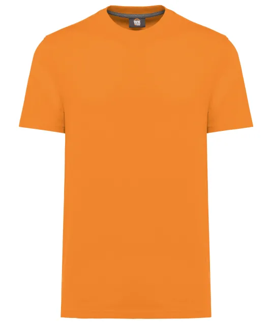 WK305 - Ecologisch uniseks T-shirt met korte mouwen Fluorescent Orange
