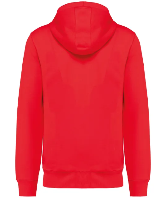 K4009 - Ecologische uniseks sweater met capuchon Red