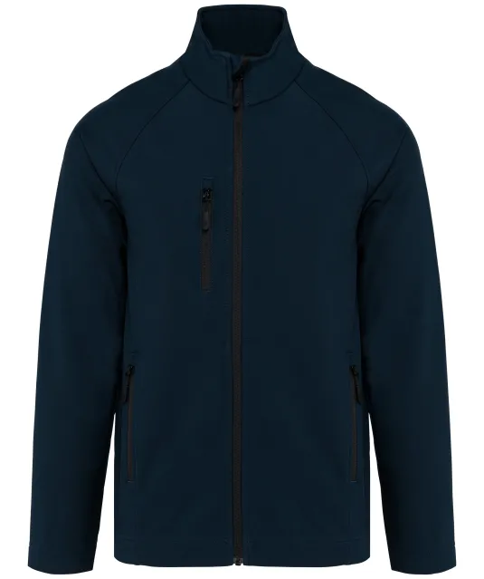 K427 - Ecologisch 3-laags uniseks softshell-jasje Navy