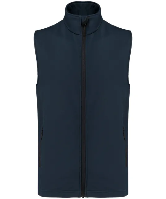 K426 - 2-laagse uniseks softshell-bodywarmer Navy