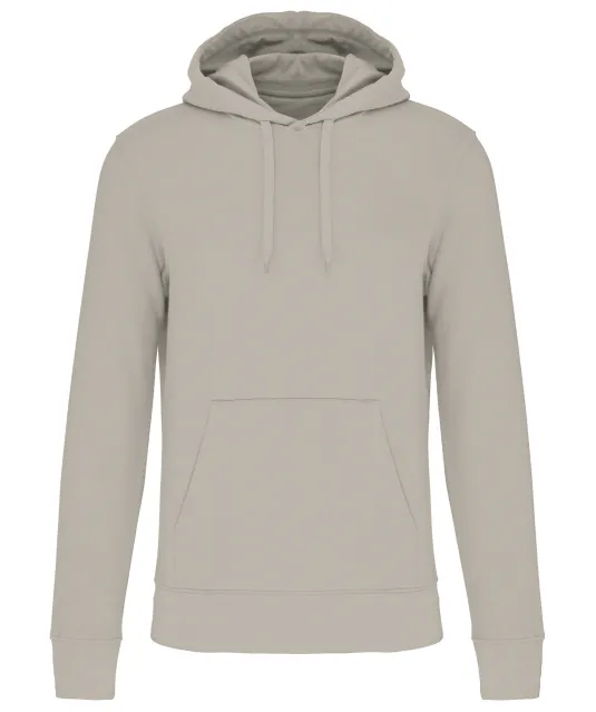 K4027 - Ecologische herensweater met capuchon Clay