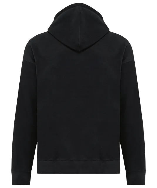 K949 - Oversized uniseks sweater met capuchon van gerecycled fleece Black