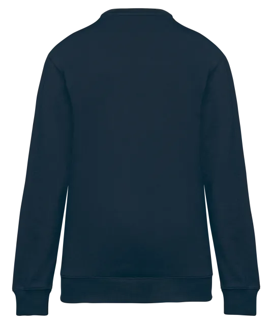 WK403 - Day To Day sweater zakje met contrasterende rits Navy / Silver