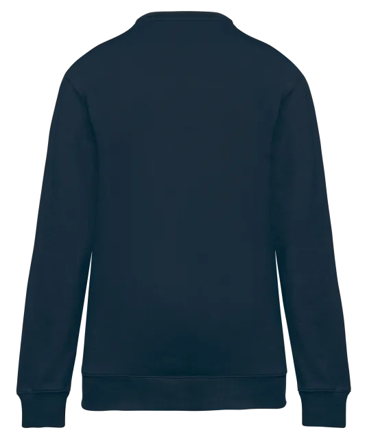 WK403 - Day To Day sweater zakje met contrasterende rits Navy / Royal Blue