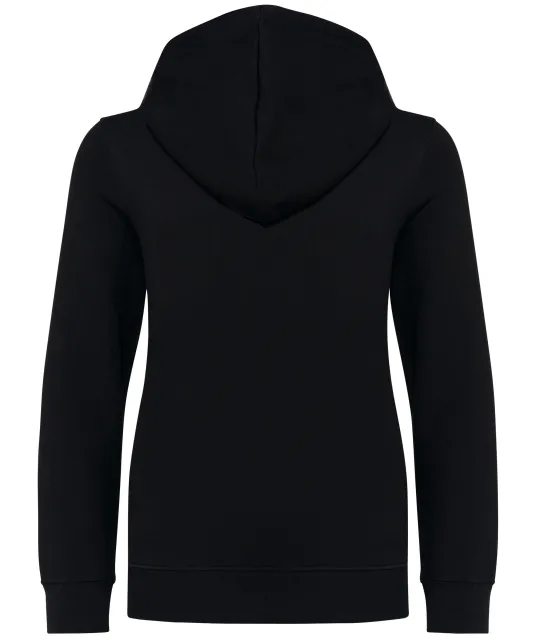 K4014 - Unisex kindersweater met contrasterende capuchon met motief Black / Skate Graffiti