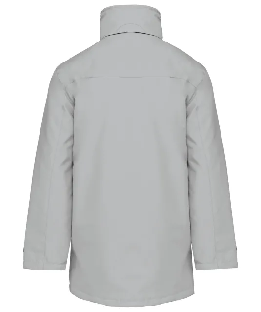 K677 - Gewatteerde parka Snow Grey