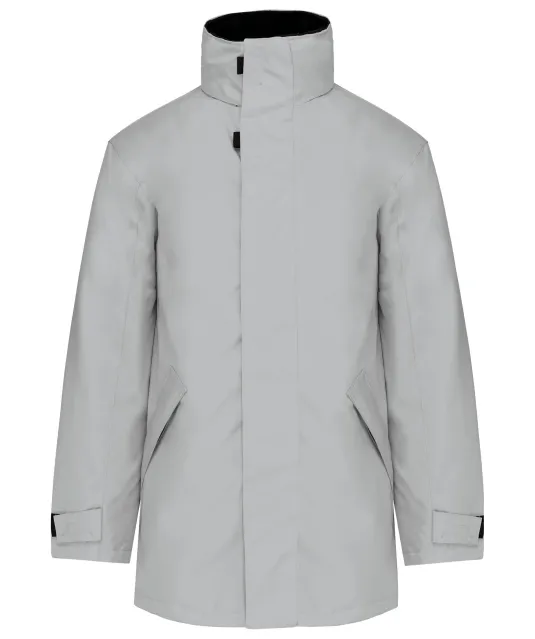 K677 - Gewatteerde parka Snow Grey