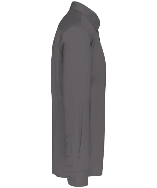 K545 - Overhemd in onderhoudsvriendelijk polykatoen-popeline heren Urban Grey