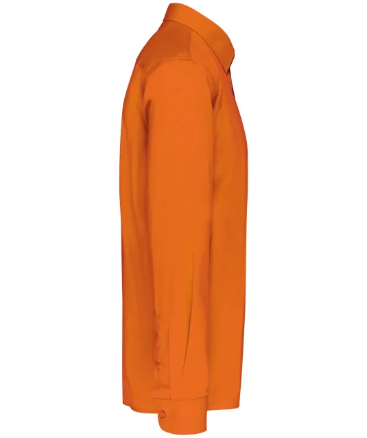 K545 - Overhemd in onderhoudsvriendelijk polykatoen-popeline heren Orange