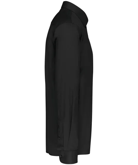 K545 - Overhemd in onderhoudsvriendelijk polykatoen-popeline heren Black