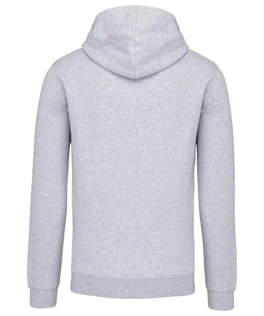 K446 - Sweater met contrasterende capuchon Oxford Grey / Black
