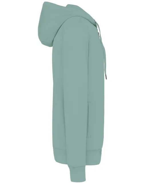 K4009 - Ecologische uniseks sweater met capuchon Sage