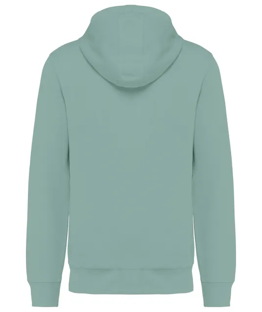 K4008 - Ecologische uniseks sweatvest met capuchon Sage
