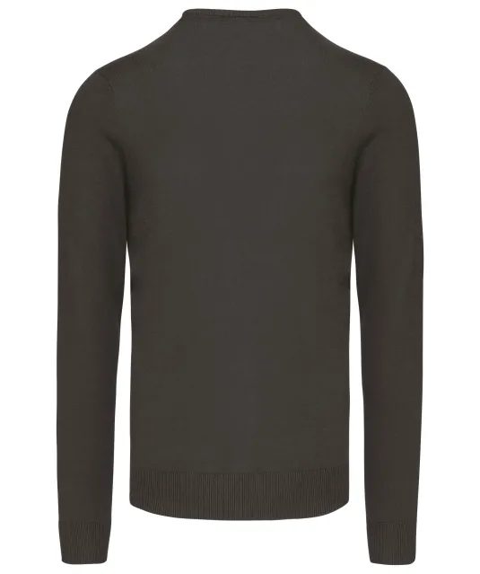 K967 - Herenpullover met ronde hals Dark Grey