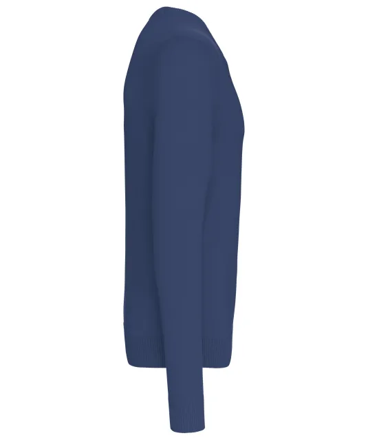 K965 - Heren pullover met v-hals Deep Blue