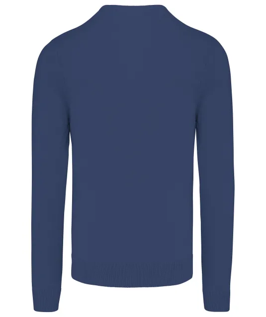 K965 - Heren pullover met v-hals Deep Blue