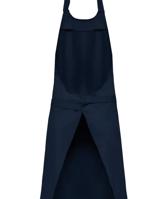 K885 - Katoenen schort met zak Navy