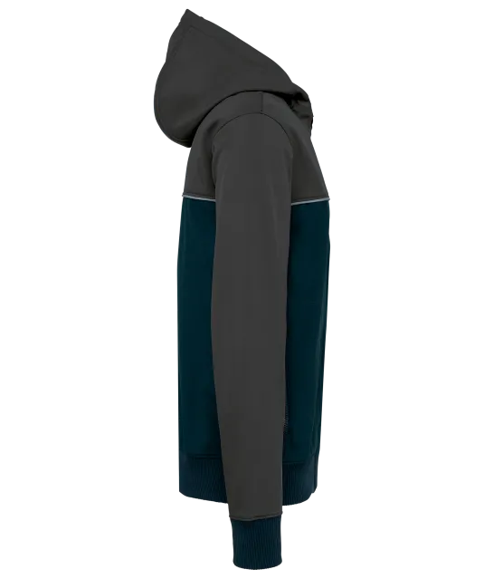 WK450 - 3-laags unisex softshelljas Navy / Dark Grey