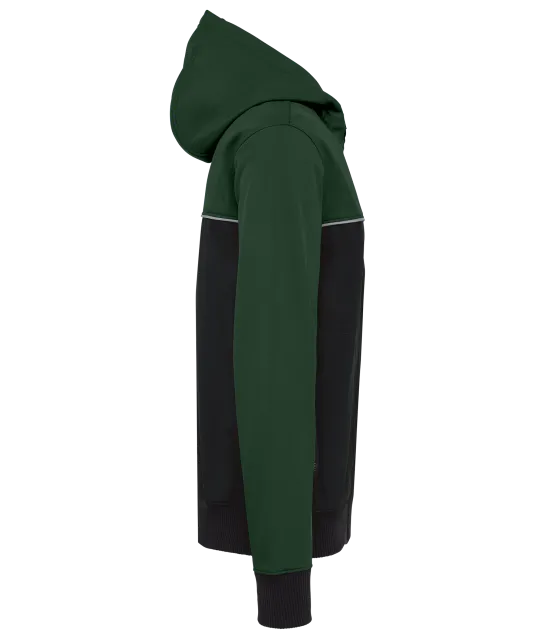 WK450 - 3-laags unisex softshelljas Black / Forest Green